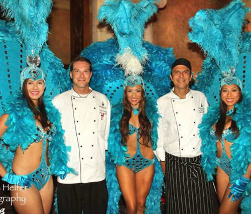 Vegas Revue performing at a Florida event