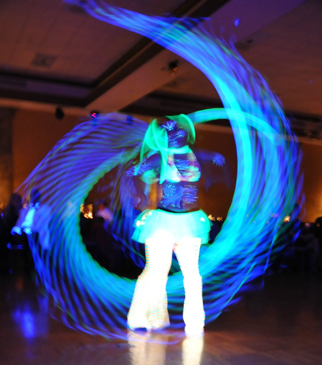 GLOW-Dancers performing at a Florida event