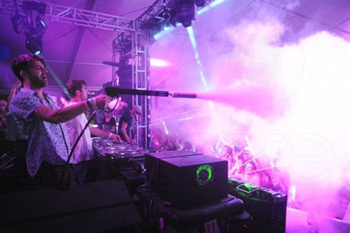 Hot DJs performing at a Florida event