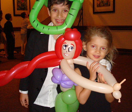 Balloon Artist performing at a Florida event
