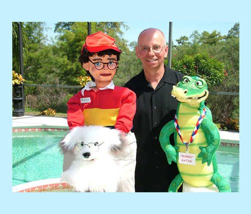 Ventriloquists performing at a Florida event