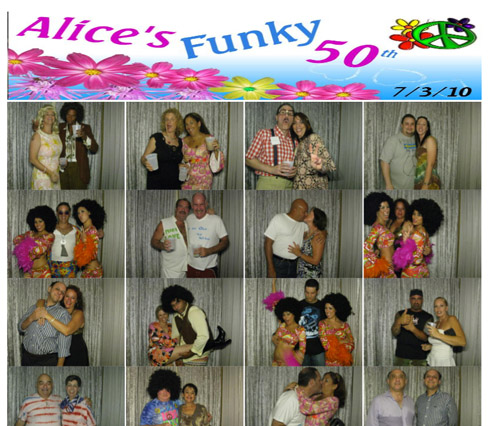 Custom Photo Booth performing at a Florida event