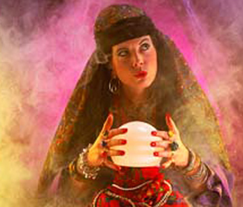 Fortune Teller performing at a Florida event