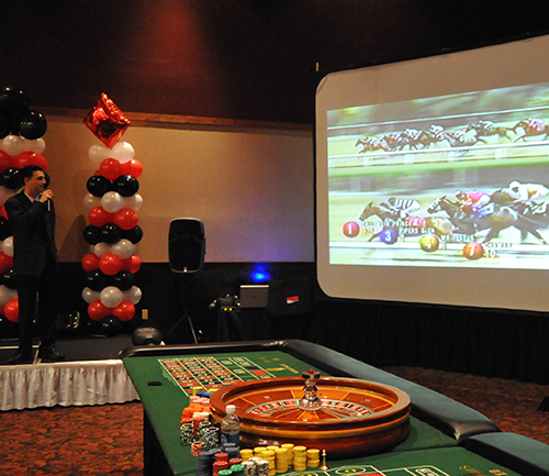 Video Horse Races performing at a Florida event