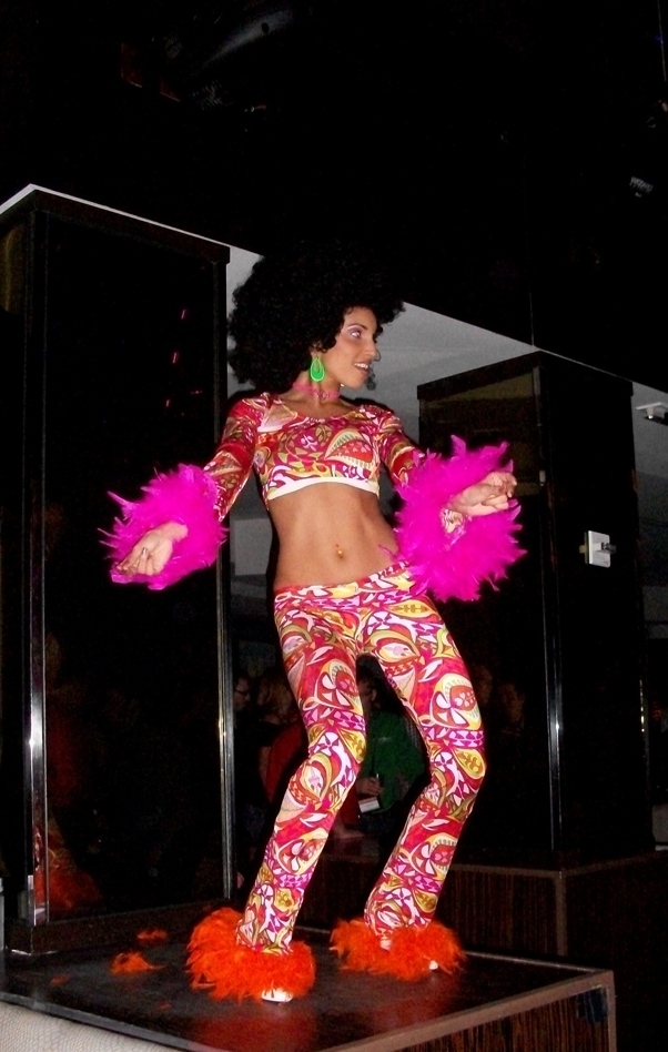 Go-Go-Dancers performing at a Florida event