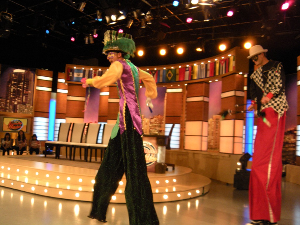 Stilt-Walkers / Dancers performing at a Florida event