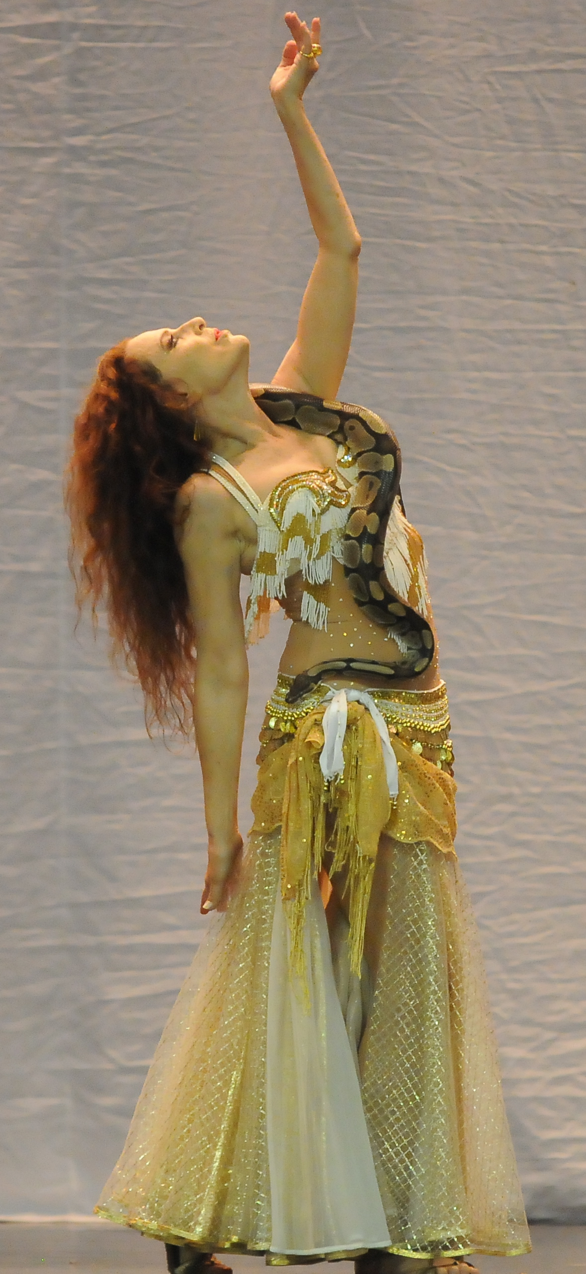 Snake Charmer performing at a Florida event