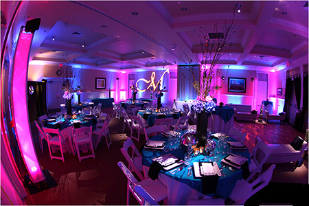 Ballroom Uplighting Transformation