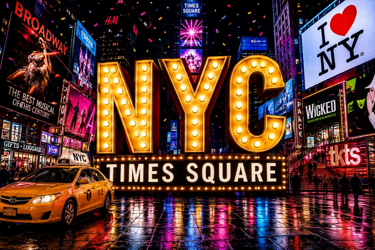 NYC Times Square theme party