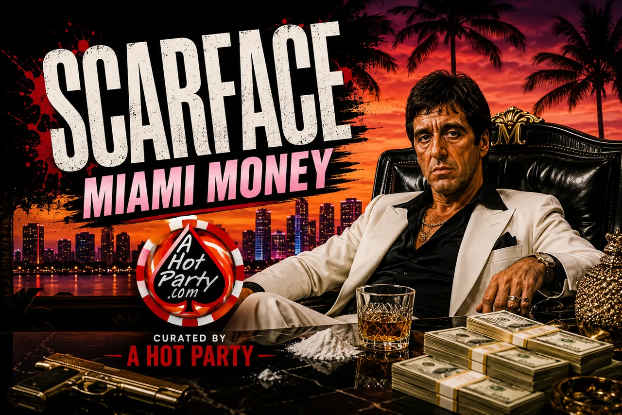 Scarface Miami theme party