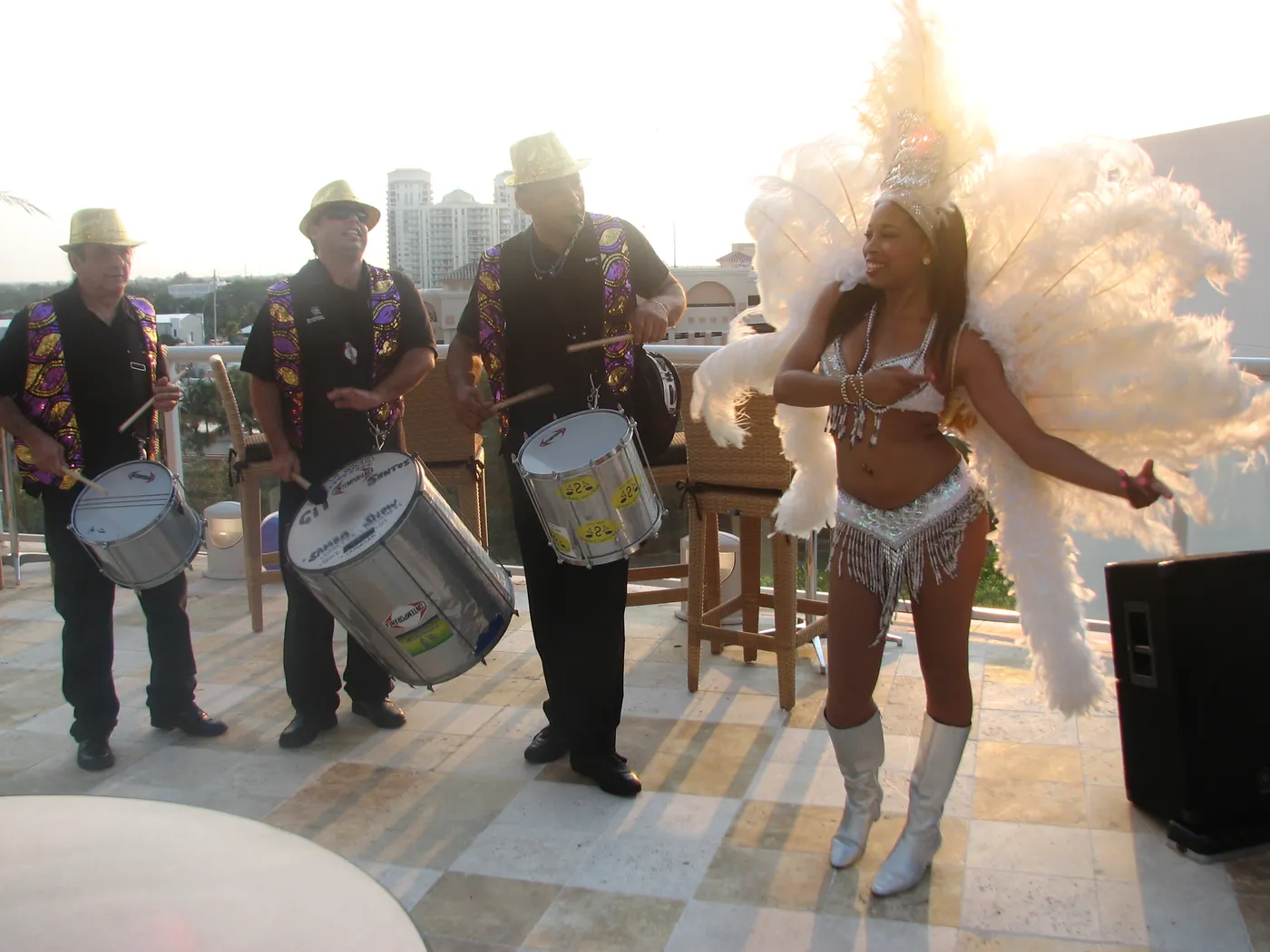 Brazilian Marching Band Dancers